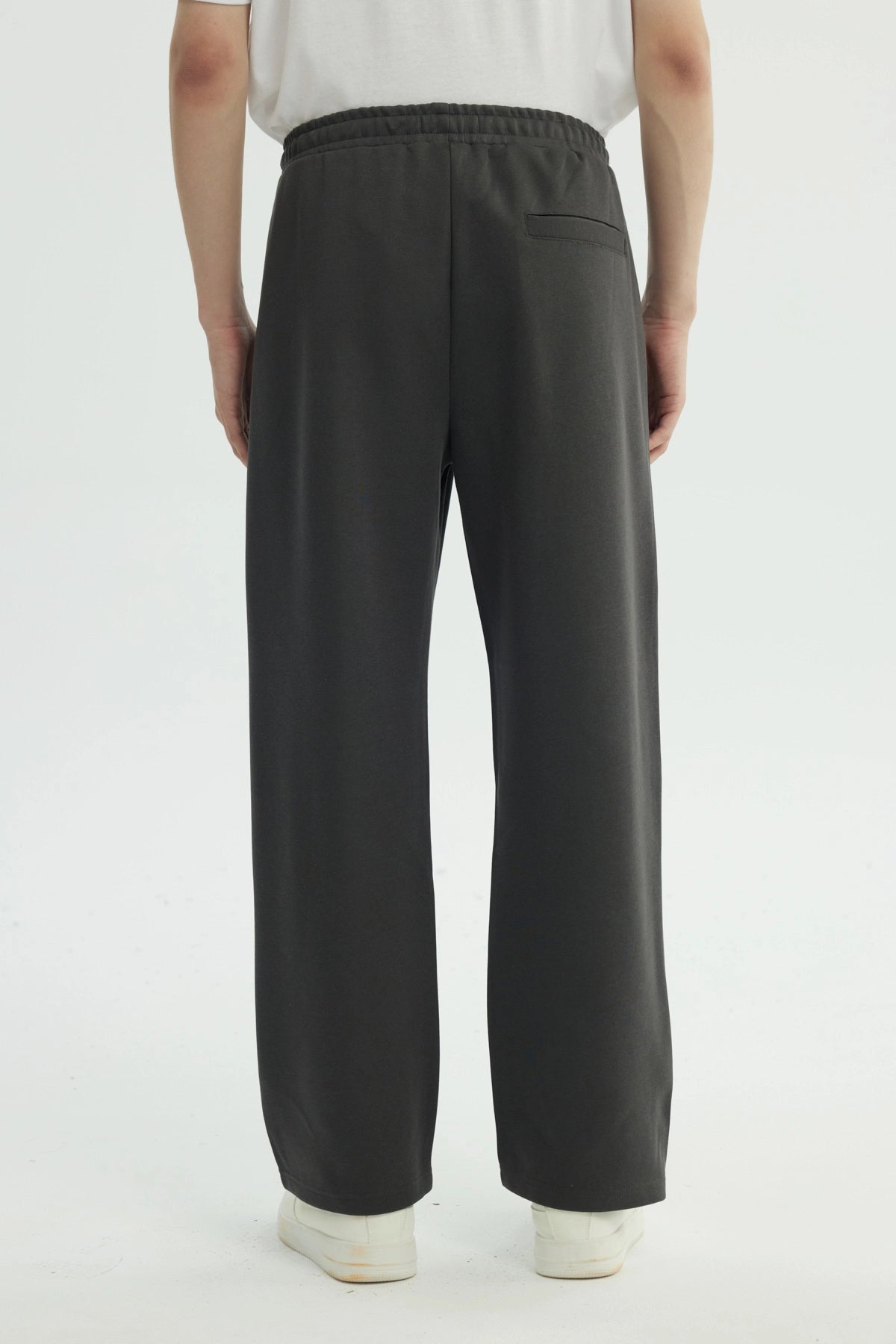 Pantalón Buzo Hombre Amplio Gris Oscuro