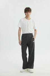 Pantalón Buzo Hombre Amplio Gris Oscuro
