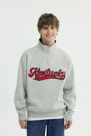 Polerón Hombre Oversize Gris Melange