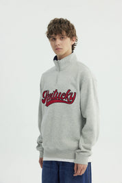 Polerón Hombre Oversize Gris Melange