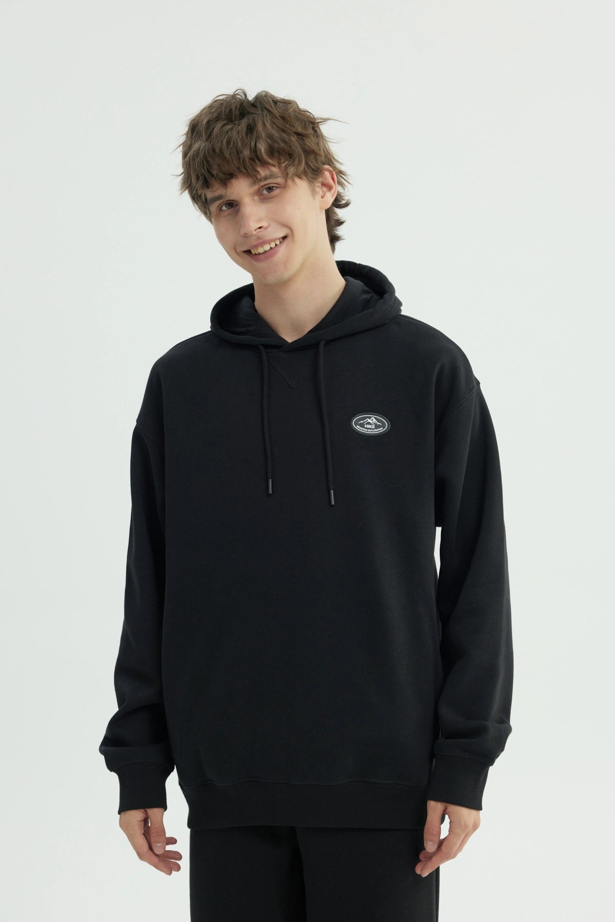 Polerón Hombre Oversize Negro