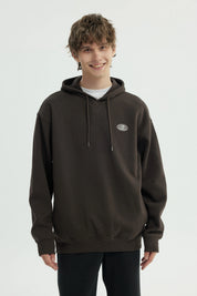 Polerón Hombre Oversize Marron