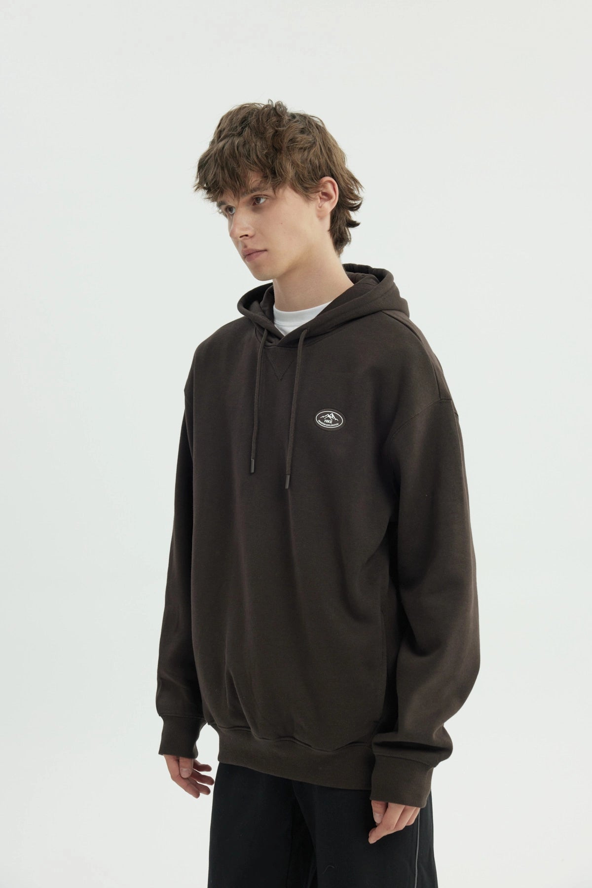 Polerón Hombre Oversize Marron