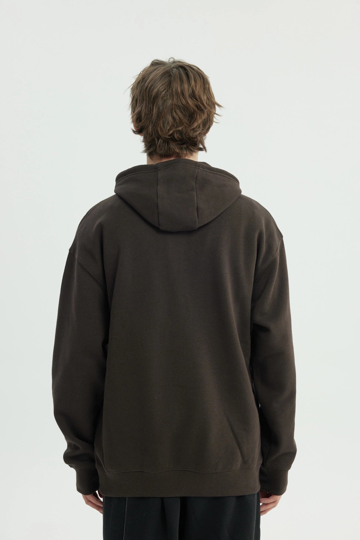 Polerón Hombre Oversize Marron