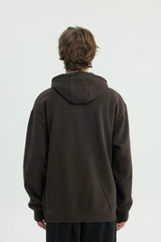 Polerón Hombre Oversize Marron