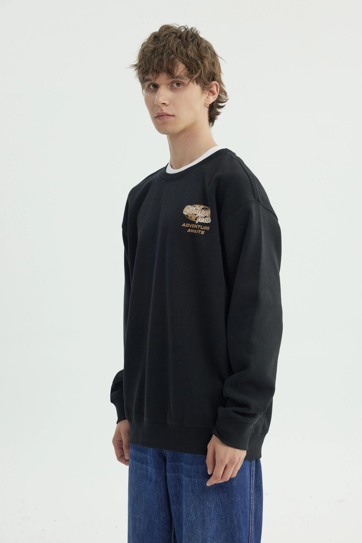 Polerón Hombre Oversize Negro