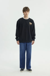 Polerón Hombre Oversize Negro