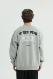 Polerón Hombre Oversize Gris Melange