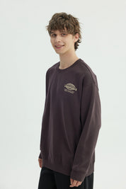 Polerón Hombre Oversize Burdeo