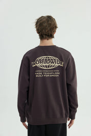 Polerón Hombre Oversize Burdeo
