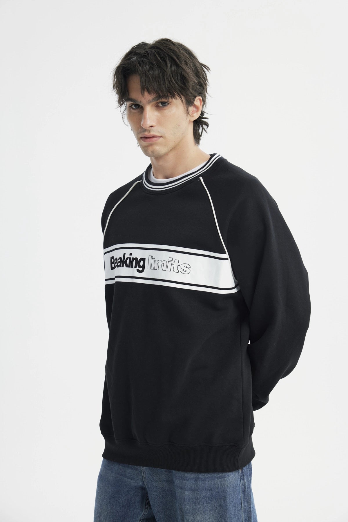 Polerón Hombre Oversize Negro