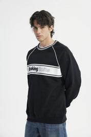 Polerón Hombre Oversize Negro