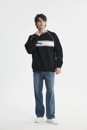 Polerón Hombre Oversize Negro