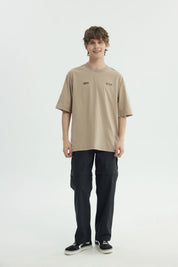 Polera Hombre Oversize Kaki