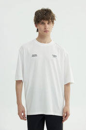 Polera Hombre Oversize Blanco