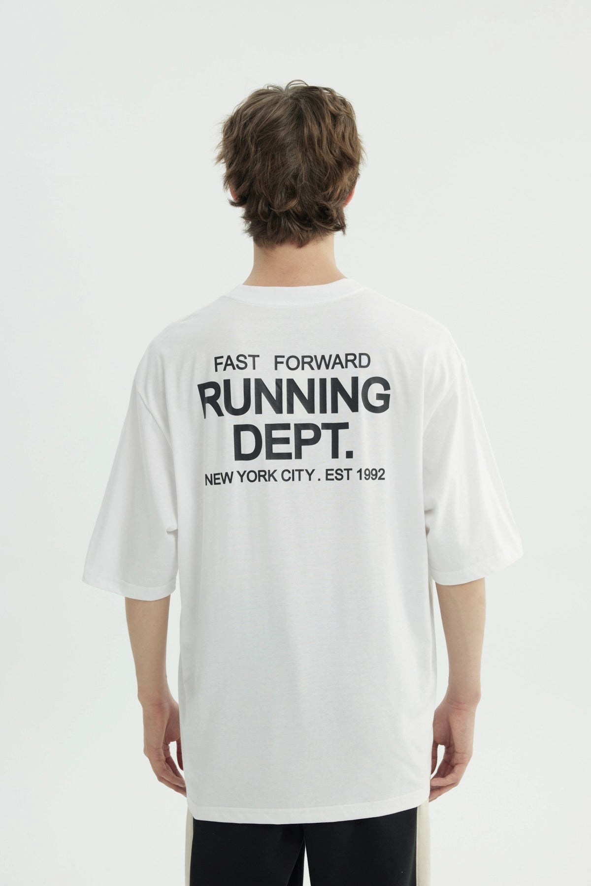 Polera Hombre Oversize Blanco