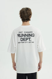 Polera Hombre Oversize Blanco