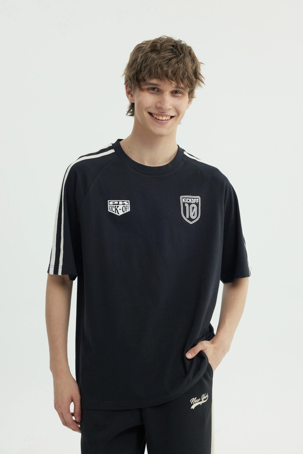 Polera Hombre Regular Negro
