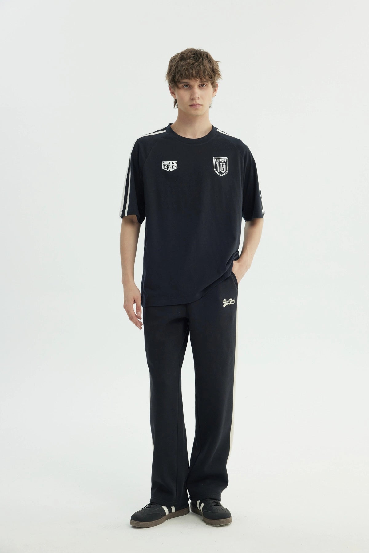 Polera Hombre Regular Negro