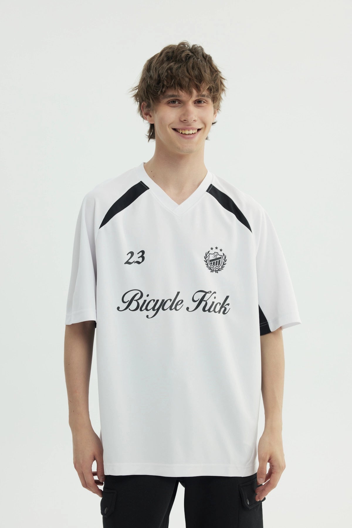 Polera Hombre Oversize Blanco