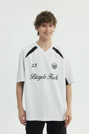 Polera Hombre Oversize Blanco