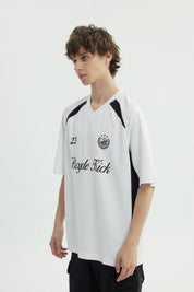 Polera Hombre Oversize Blanco