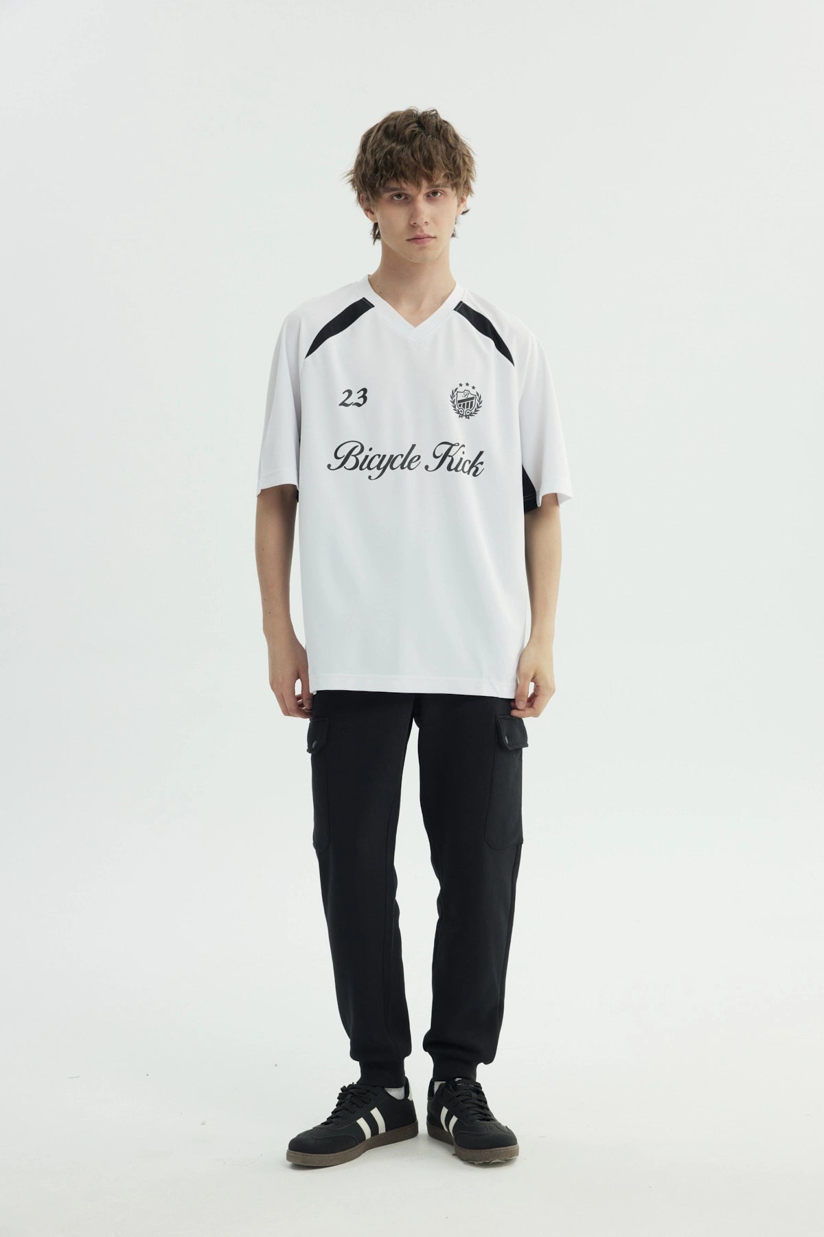 Polera Hombre Oversize Blanco