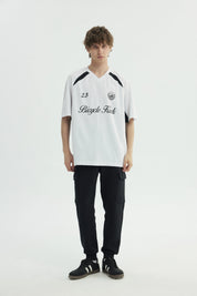 Polera Hombre Oversize Blanco