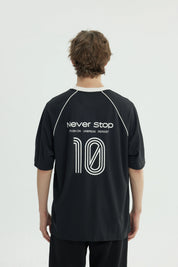 Polera Hombre Oversize Negro
