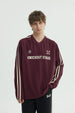 Polera Hombre Oversize Burdeo