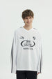 Polera Hombre Oversize Blanco
