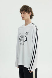 Polera Hombre Oversize Blanco