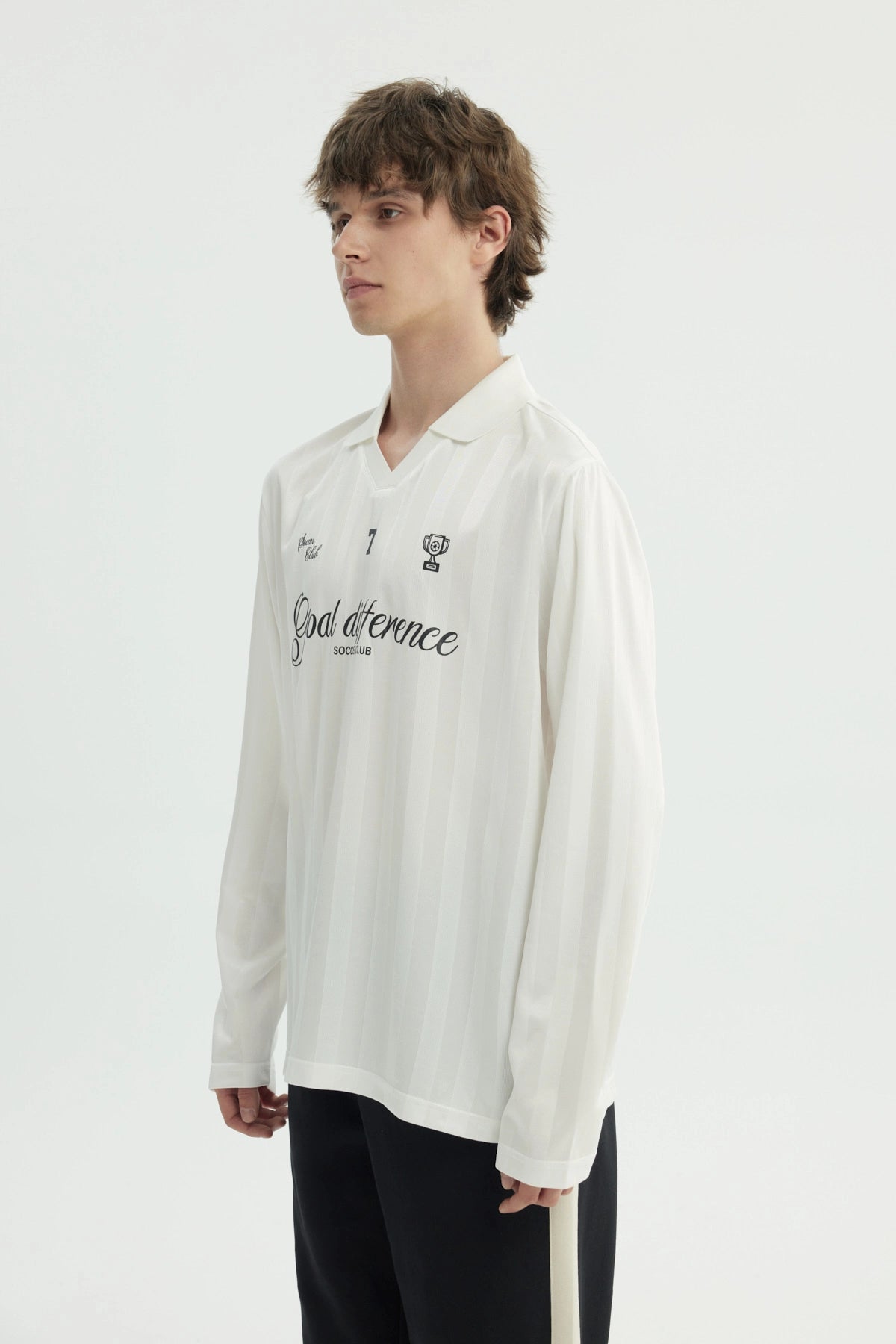Polera Hombre Oversize Blanco