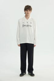 Polera Hombre Oversize Blanco