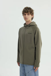 Polerón Hombre Regular Verde Militar