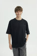 Polera Hombre Oversize Negro