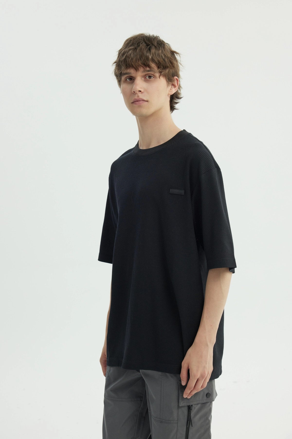 Polera Hombre Oversize Negro
