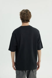 Polera Hombre Oversize Negro