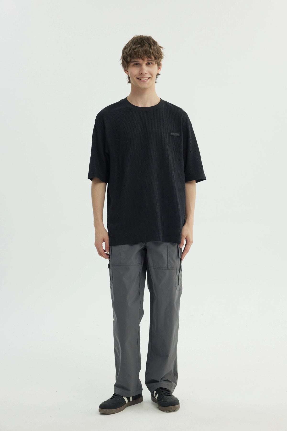 Polera Hombre Oversize Negro