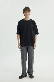 Polera Hombre Oversize Negro