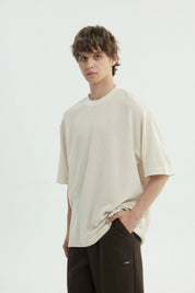 Polera Hombre Oversize Beige