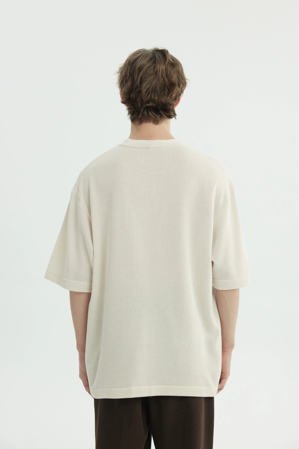 Polera Hombre Oversize Beige