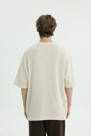 Polera Hombre Oversize Beige