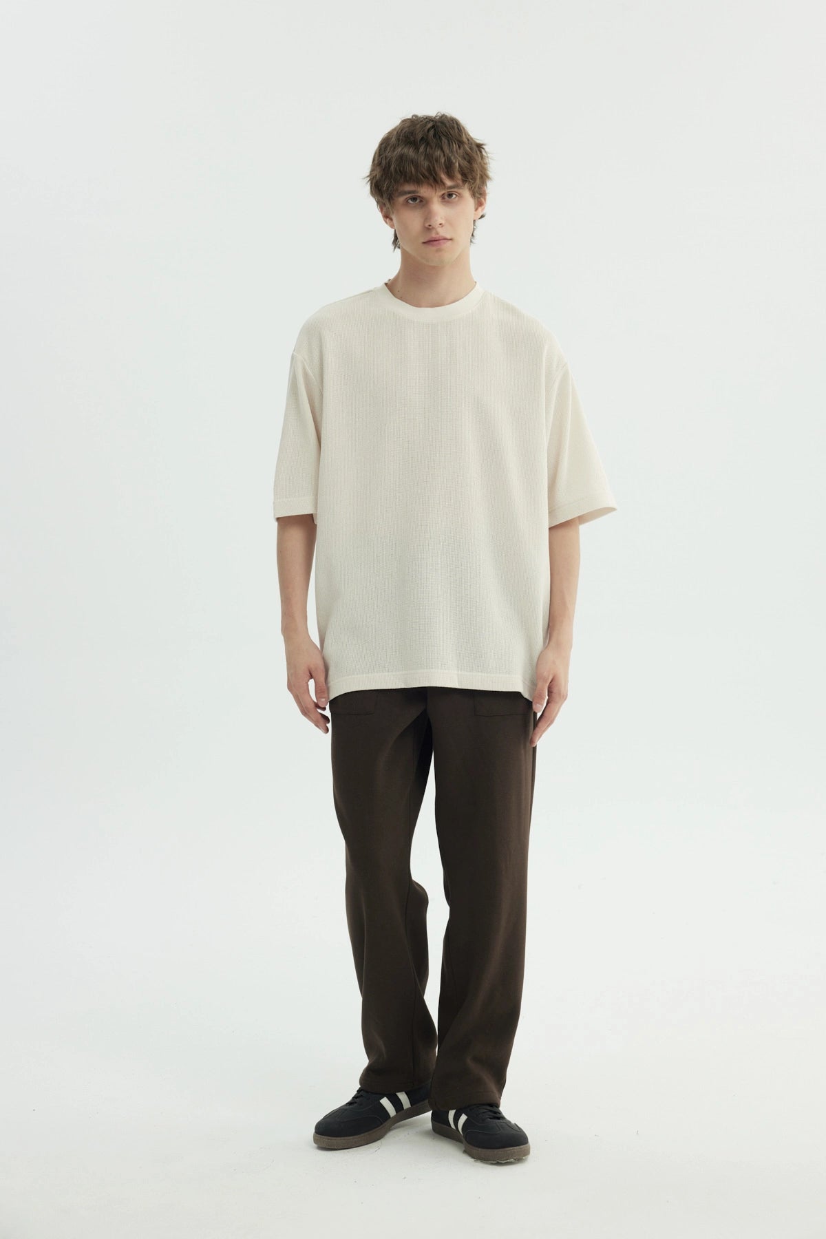 Polera Hombre Oversize Beige