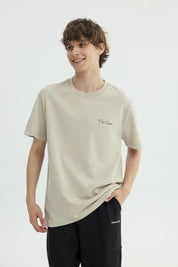 Polera Hombre Regular Beige
