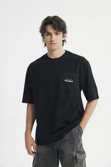 Polera Hombre Oversize Negro