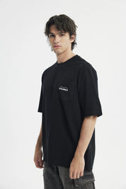 Polera Hombre Oversize Negro