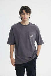 Polera Hombre Oversize Marengo