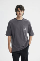 Polera Hombre Oversize Marengo