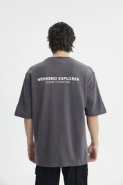 Polera Hombre Oversize Marengo